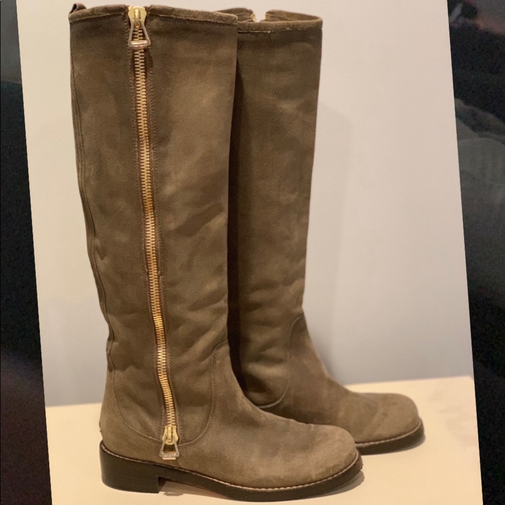 Jimmy Choo Boots - Full Reverse Suede Leather/ roughout